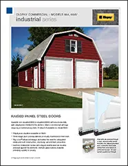 Model 664/664V industrial garage door