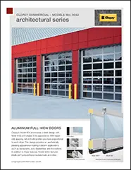 Model 904 aluminum full-view door