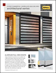 Model 905/905U/906/906U aluminum full-view door