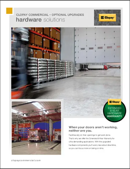 Extended 8-Year Hardware Warranty Brochure