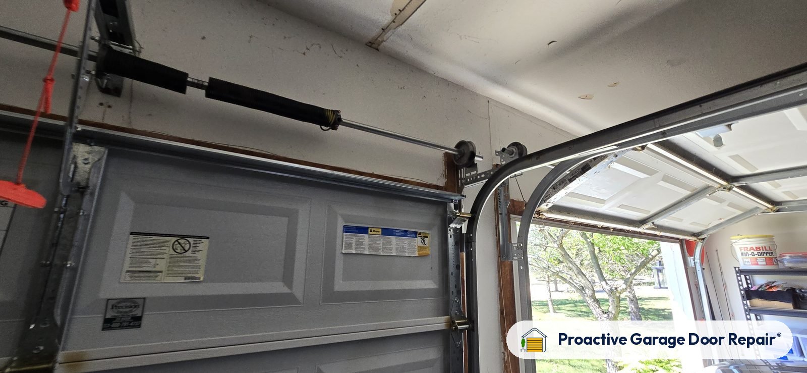 Garage door keypad programmed by Proactive Garage Door Repair