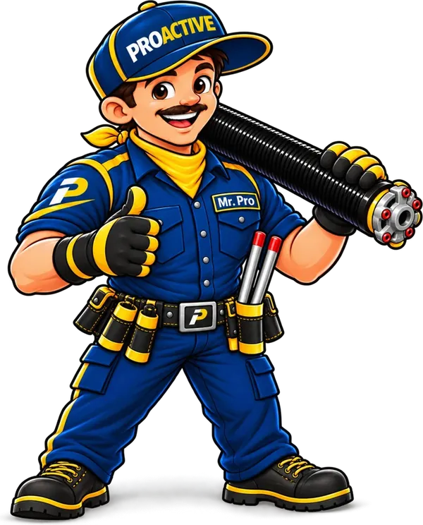 Mr. Pro, the Proactive Garage Door Repair mascot