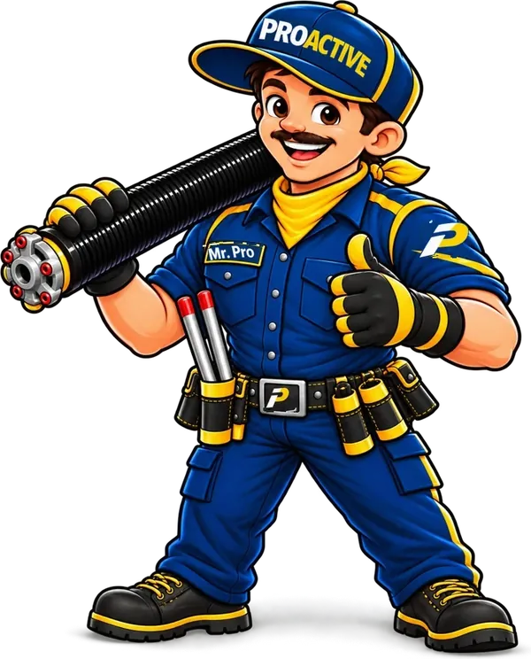 Mr. Pro, the Proactive Garage Door Repair mascot