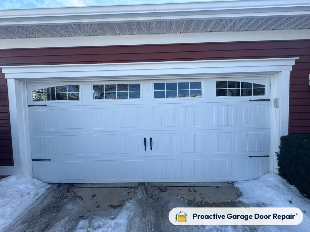 New garage door installed by Proactive Garage Door Repair