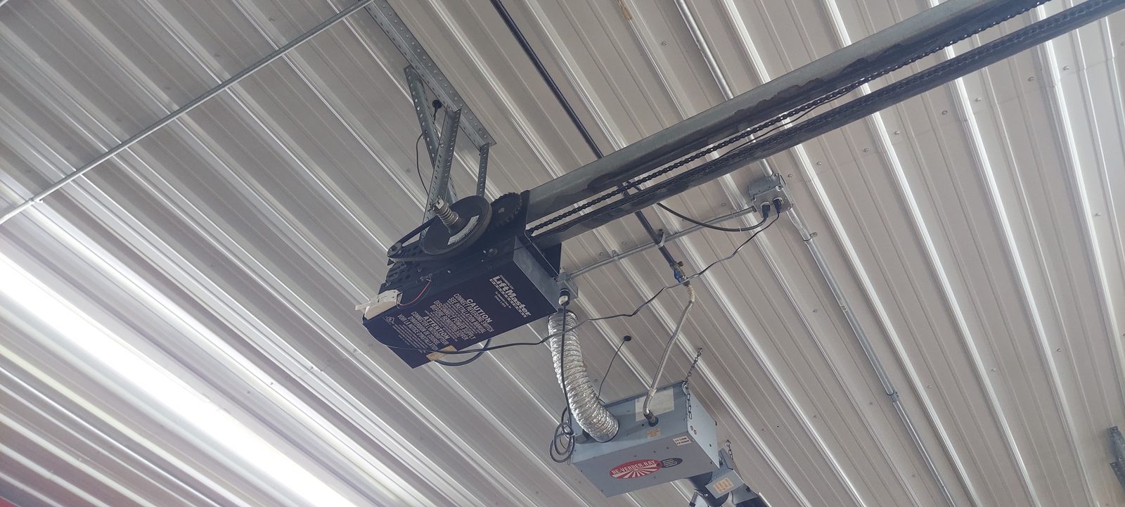 Commercial overhead door serviced by Proactive Garage Door Repair