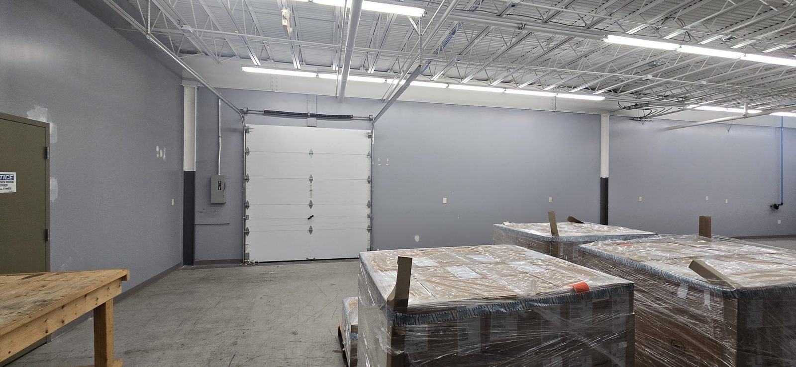 Commercial overhead door serviced by Proactive Garage Door Repair