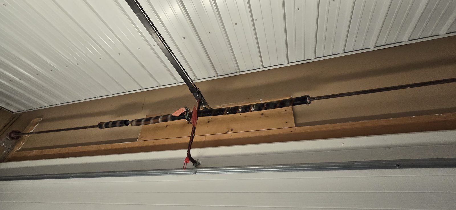 Garage door spring replacement job by Proactive Garage Door Repair