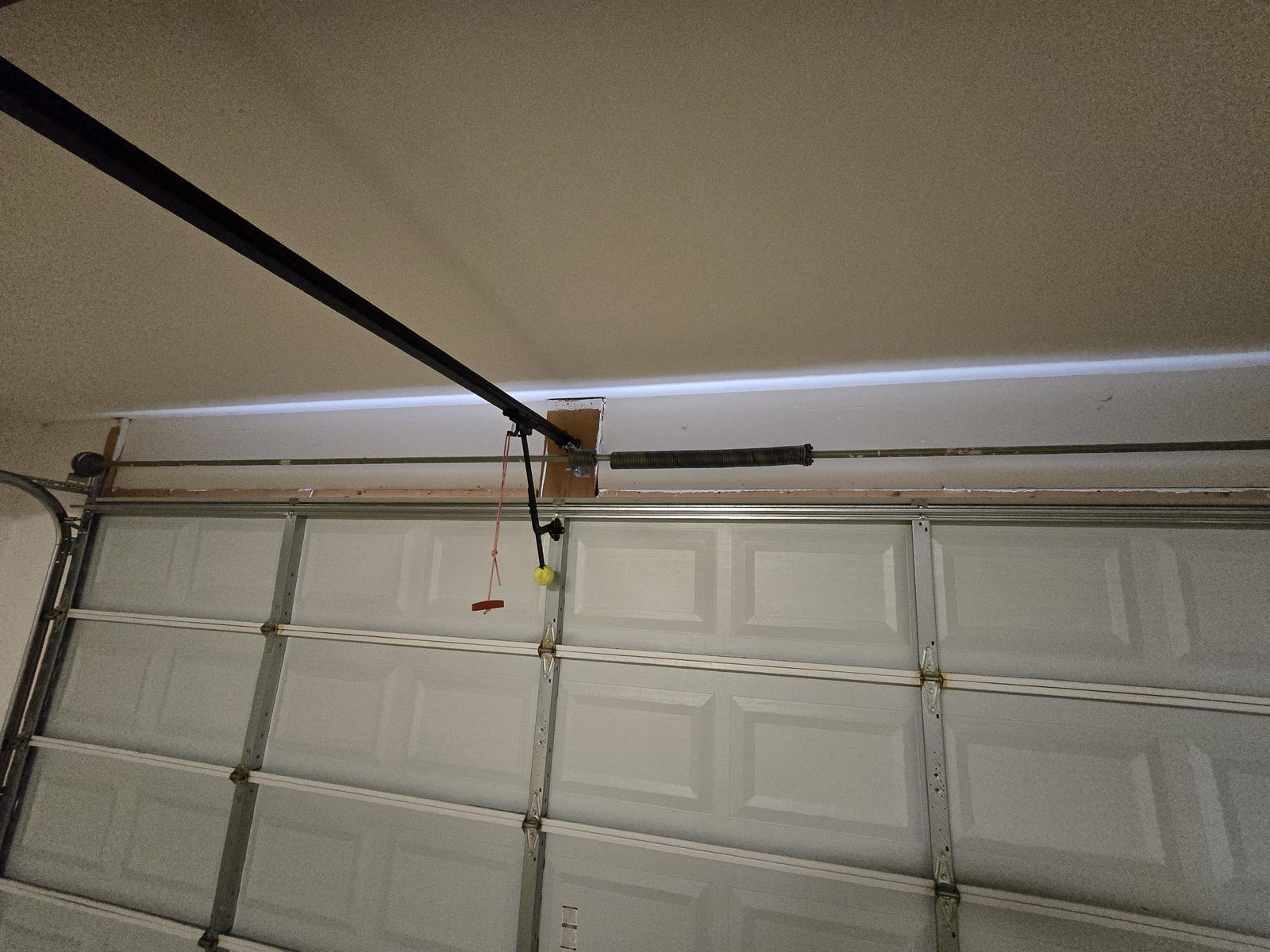 Garage door spring replacement job by Proactive Garage Door Repair