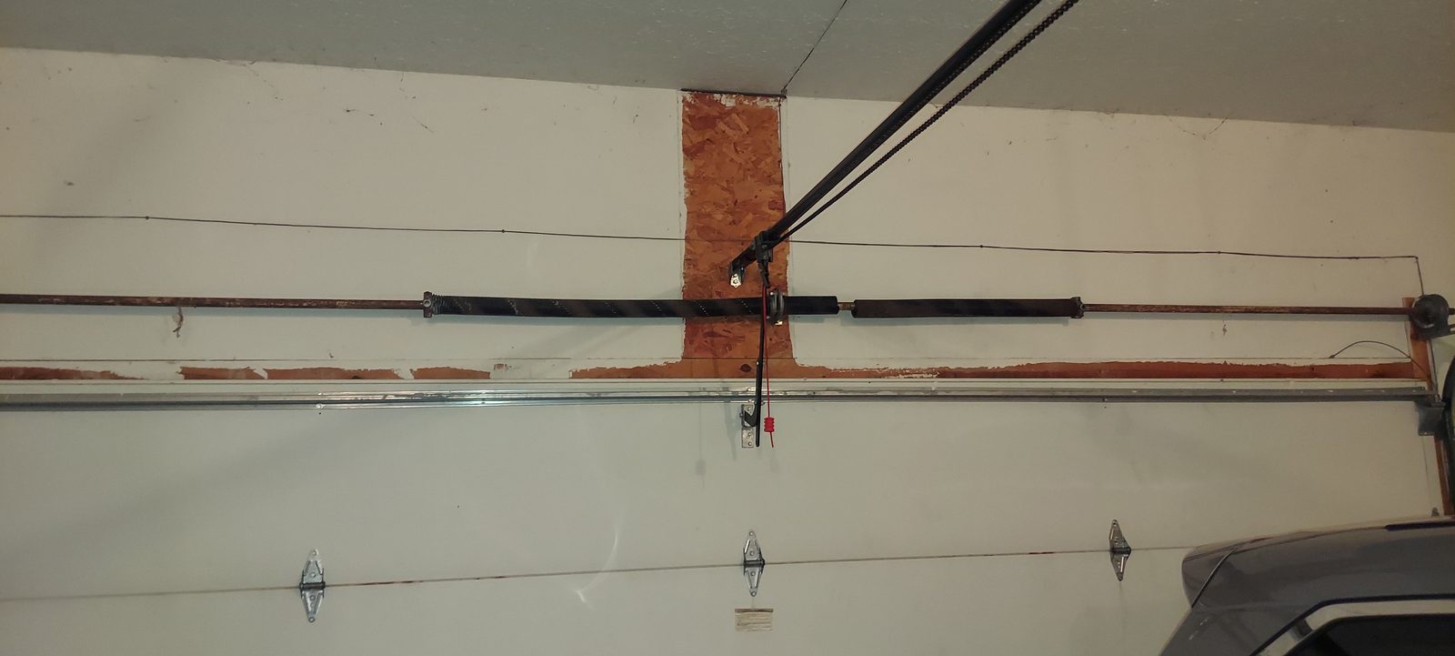 Garage door spring replacement job by Proactive Garage Door Repair