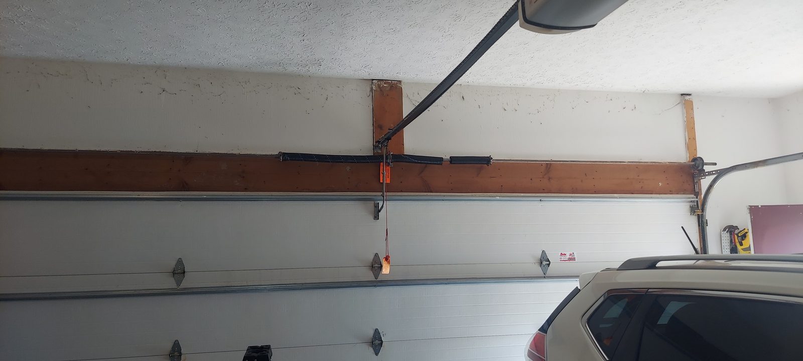 Garage door spring replacement job by Proactive Garage Door Repair