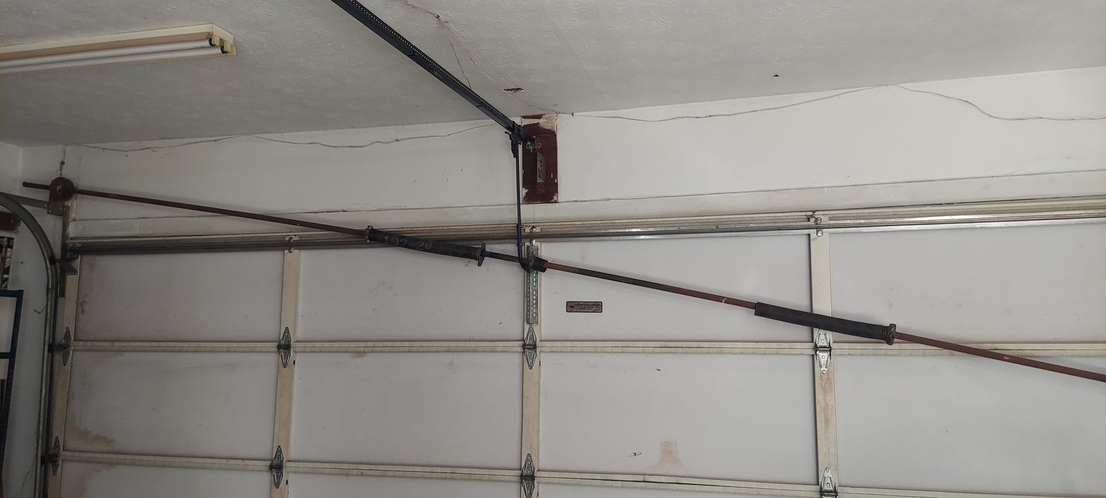 Garage door spring replacement job by Proactive Garage Door Repair