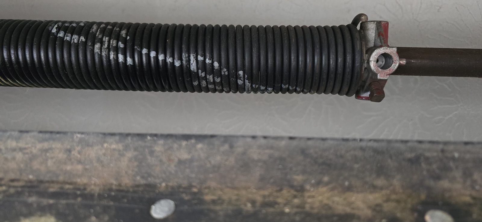 Garage door spring replacement job by Proactive Garage Door Repair
