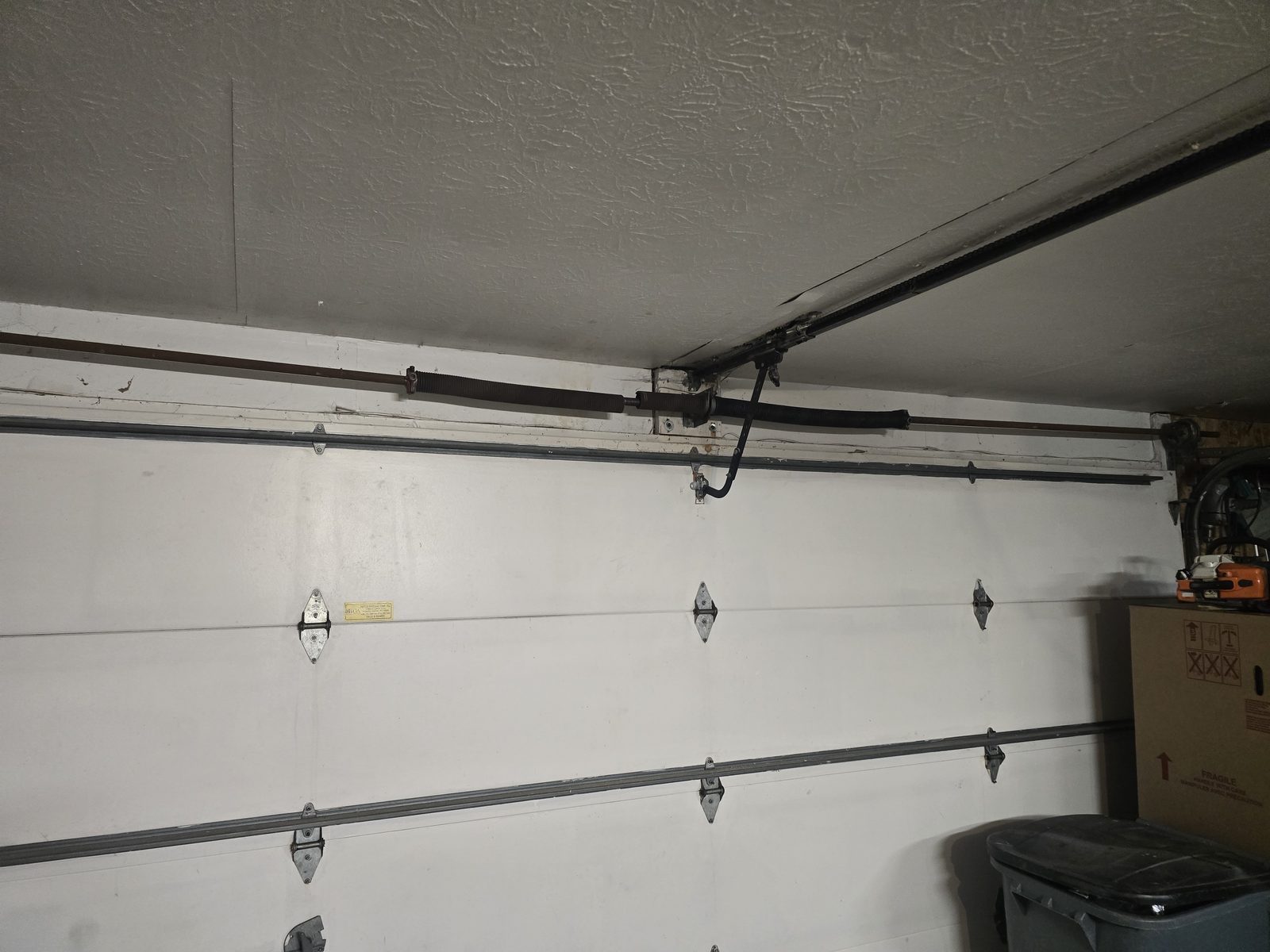 Garage door spring replacement job by Proactive Garage Door Repair