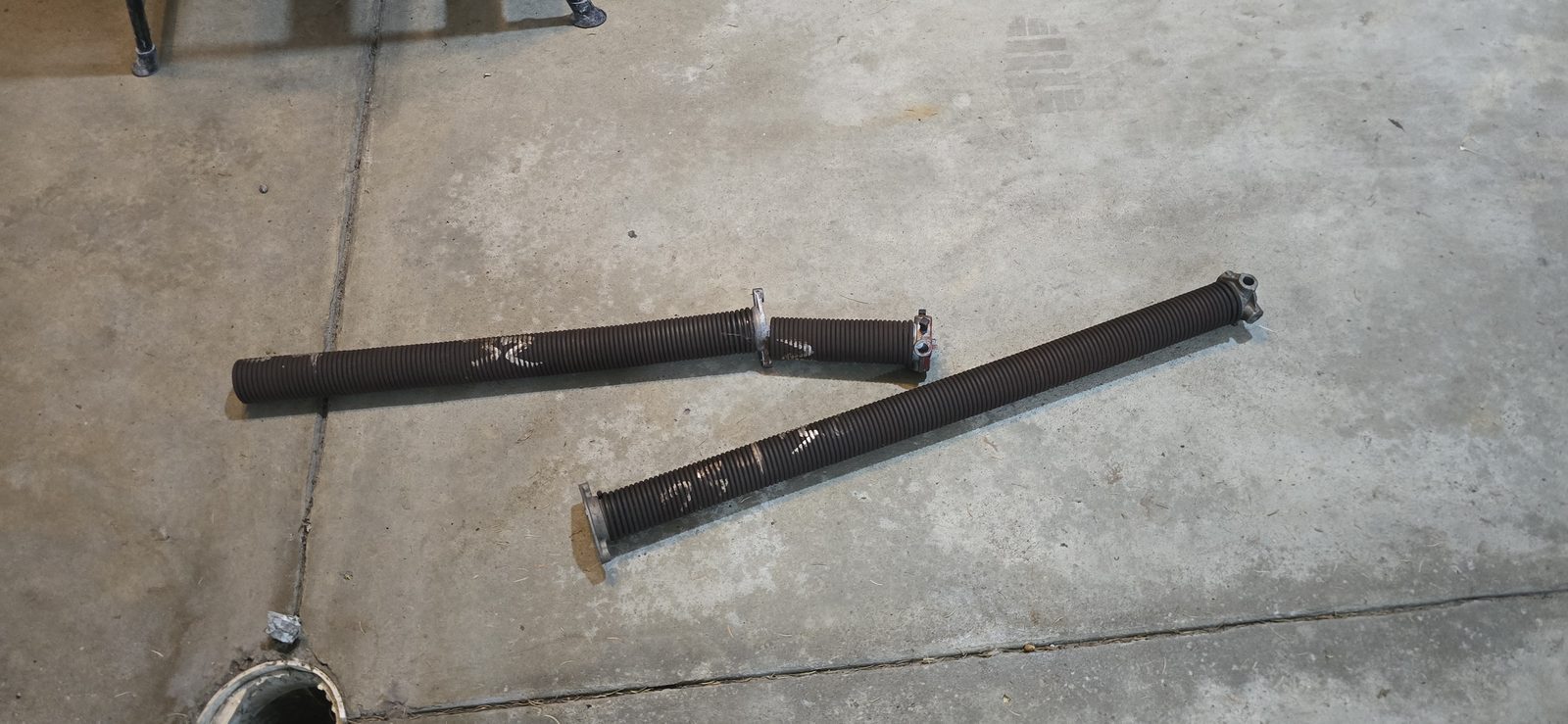 Garage door spring replacement job by Proactive Garage Door Repair
