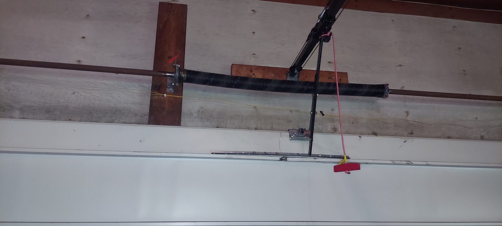 Garage door spring replacement job by Proactive Garage Door Repair