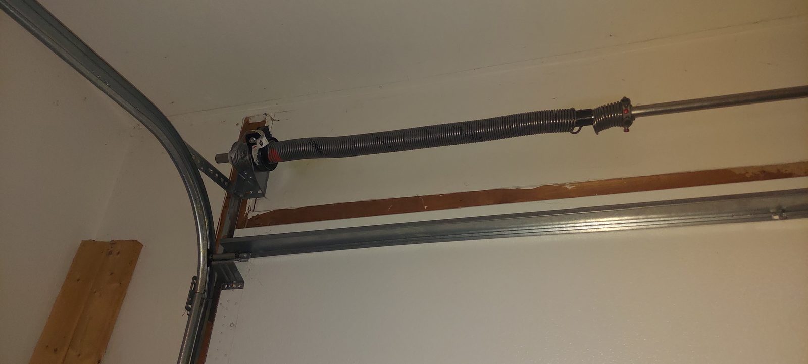 Garage door spring replacement job by Proactive Garage Door Repair