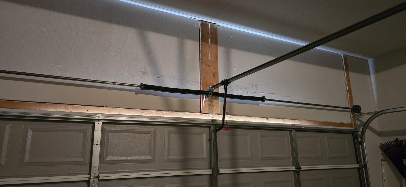 Garage door spring replacement job by Proactive Garage Door Repair in Columbia Township, Ohio