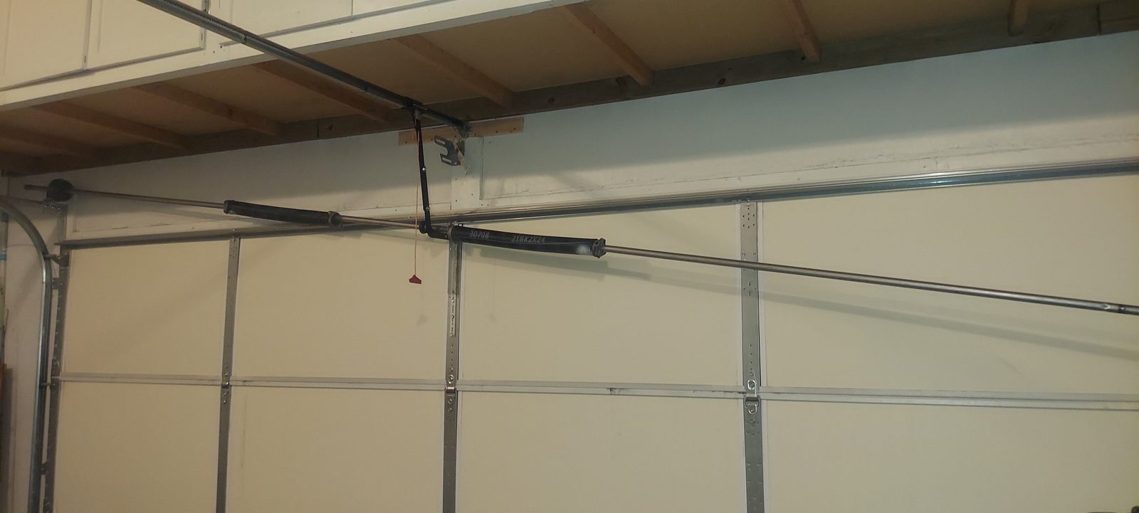 Garage door spring replacement job by Proactive Garage Door Repair in Mogadore, Ohio