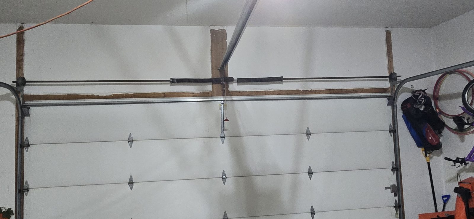 Garage door springs replaced and adjusted by Proactive Garage Door Repair