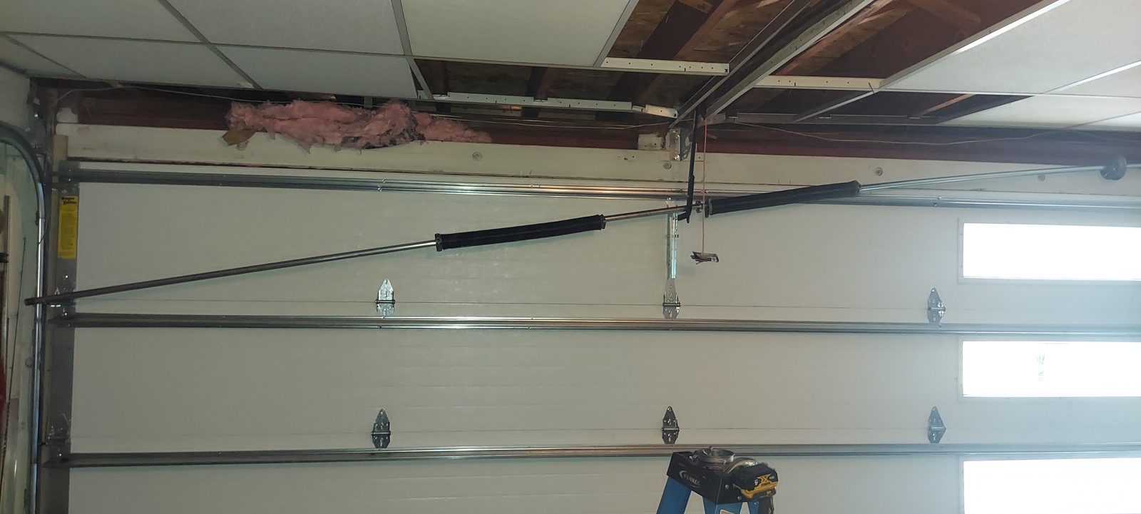 Garage door springs replaced and adjusted by Proactive Garage Door Repair, photo 3