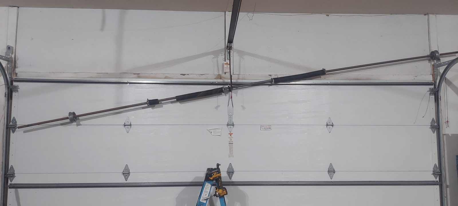 Garage door springs replaced and adjusted by Proactive Garage Door Repair, photo 2