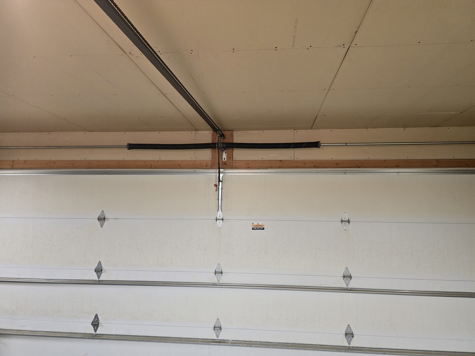 Garage door springs replaced and adjusted by Proactive Garage Door Repair, photo 2
