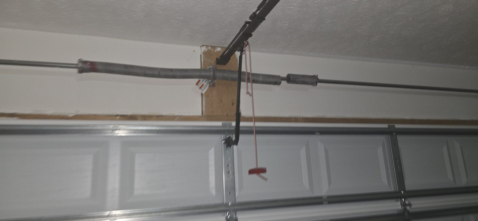 Garage door springs replaced and adjusted by Proactive Garage Door Repair in Eaton Township, Ohio