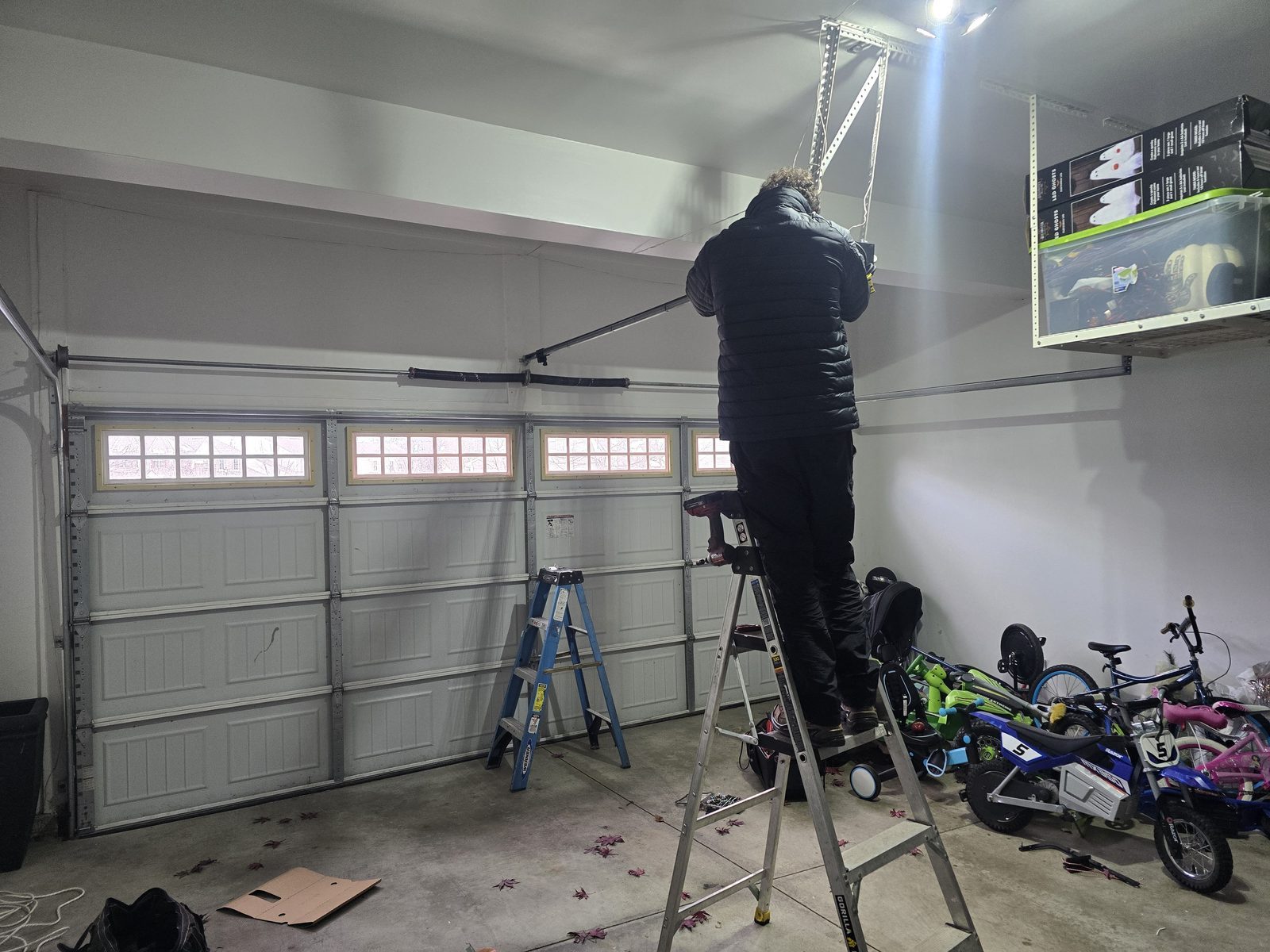 Proactive Garage Door Repair on the job