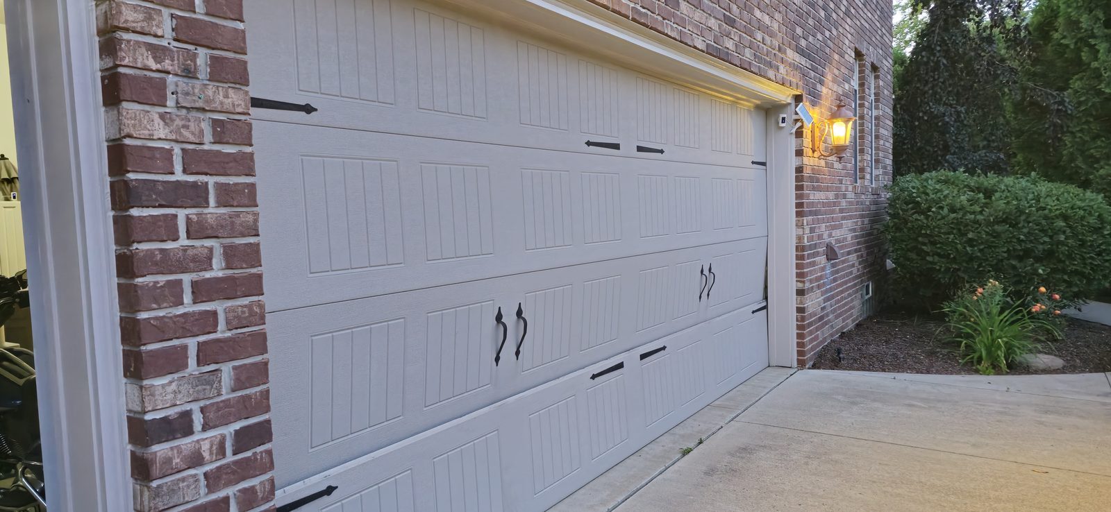 Residential garage door on a Proactive Garage Door Repair job