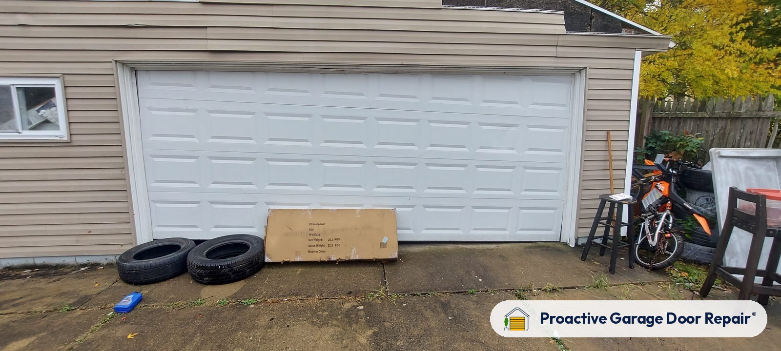 Garage door exterior at a Proactive Garage Door Repair customer home