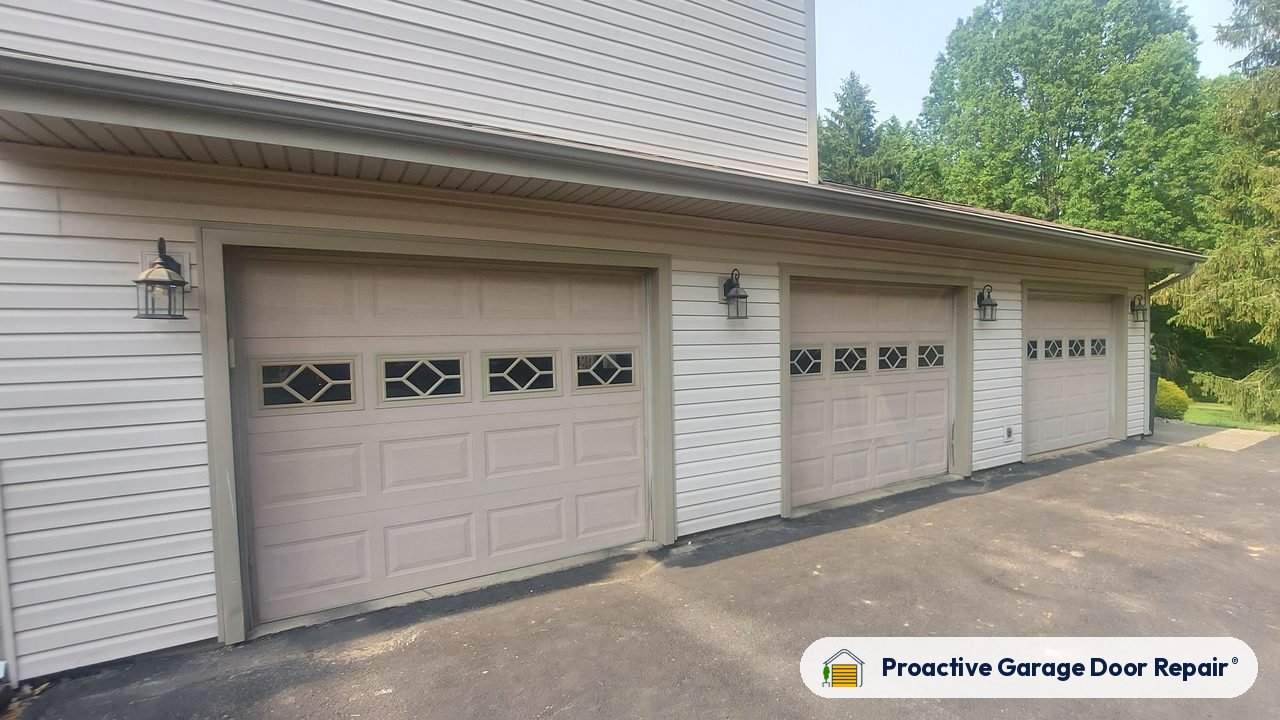 Garage door exterior at a Proactive Garage Door Repair customer home