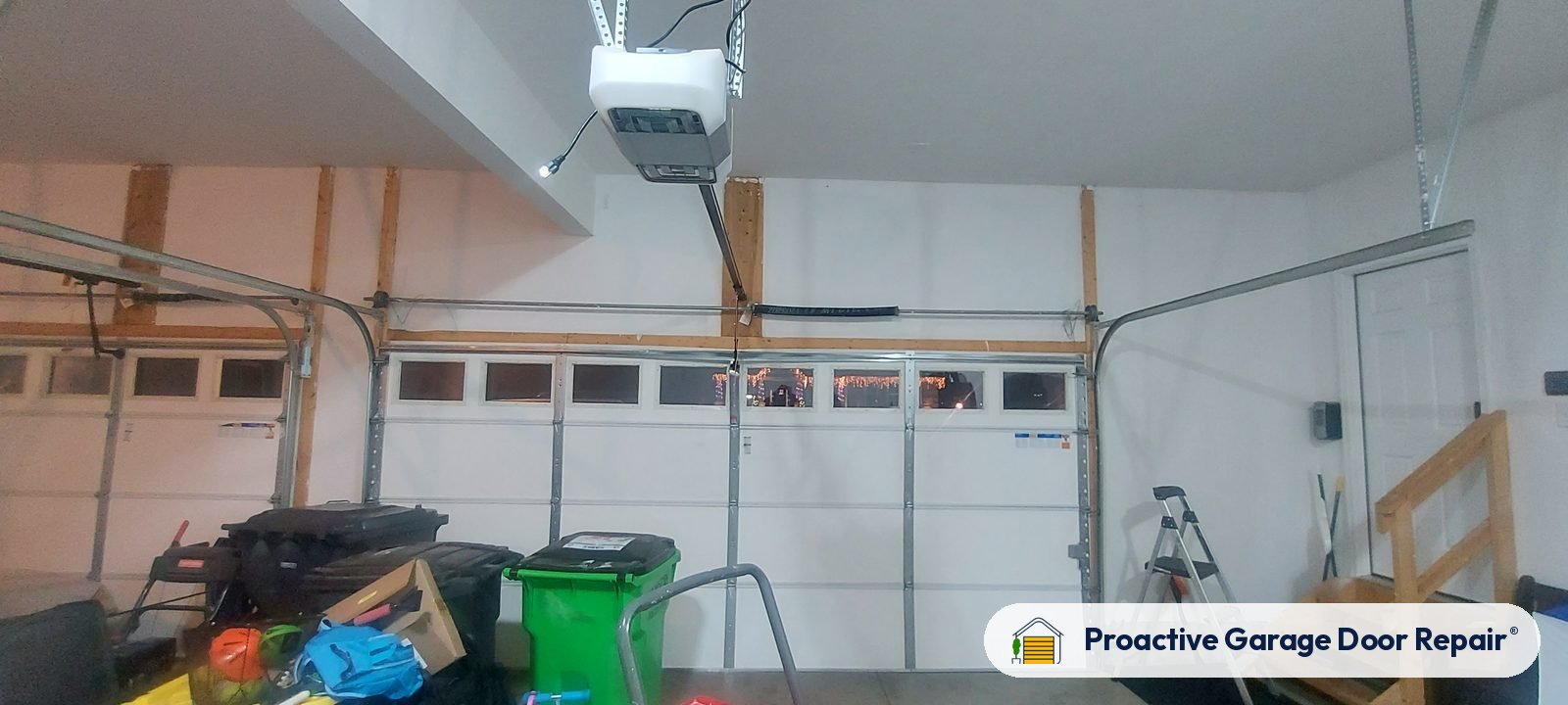 Garage door springs, tracks and hardware serviced by Proactive Garage Door Repair, photo 2