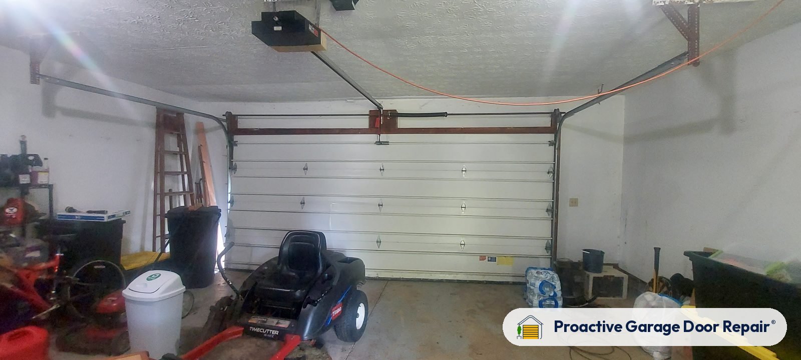 Garage door springs, tracks and hardware serviced by Proactive Garage Door Repair, photo 2