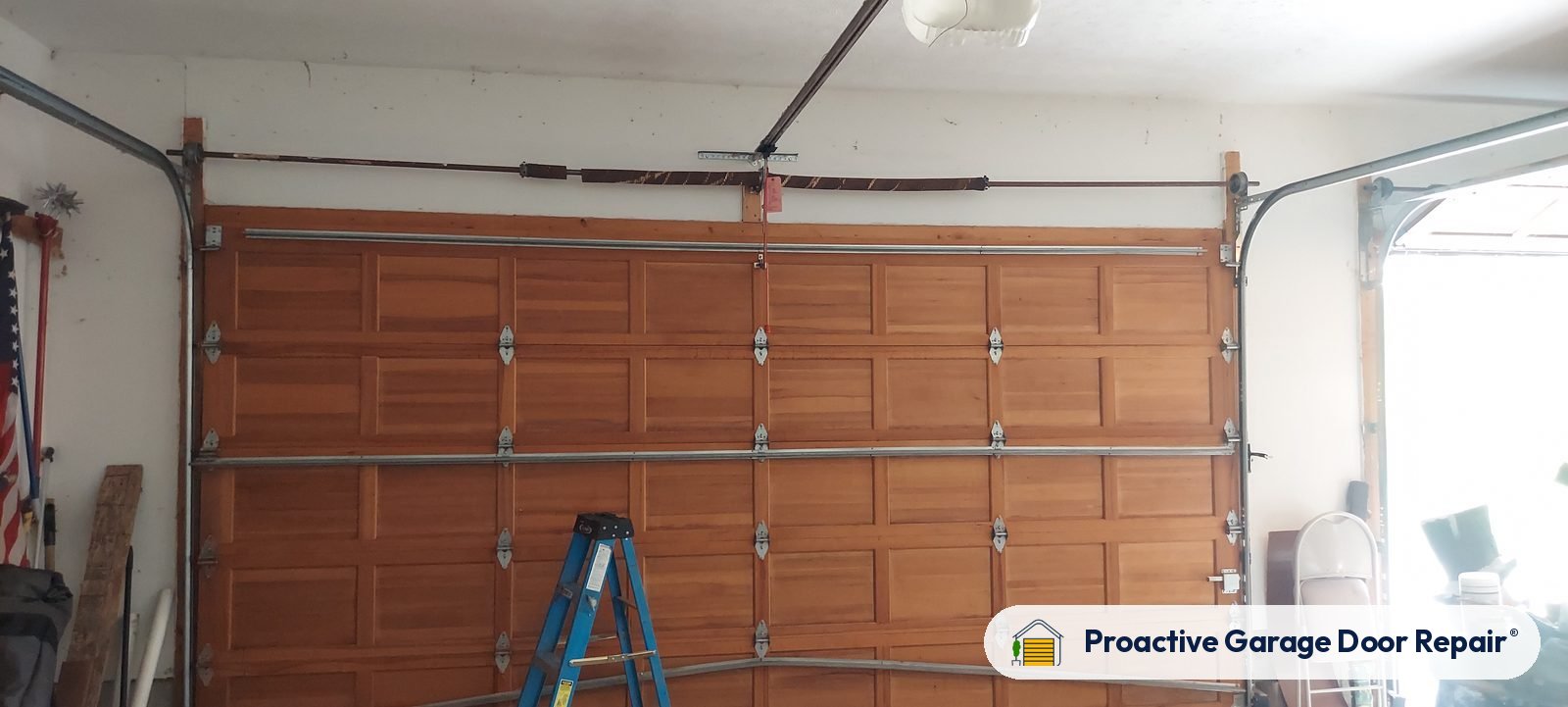 Garage door springs, tracks and hardware serviced by Proactive Garage Door Repair, photo 3