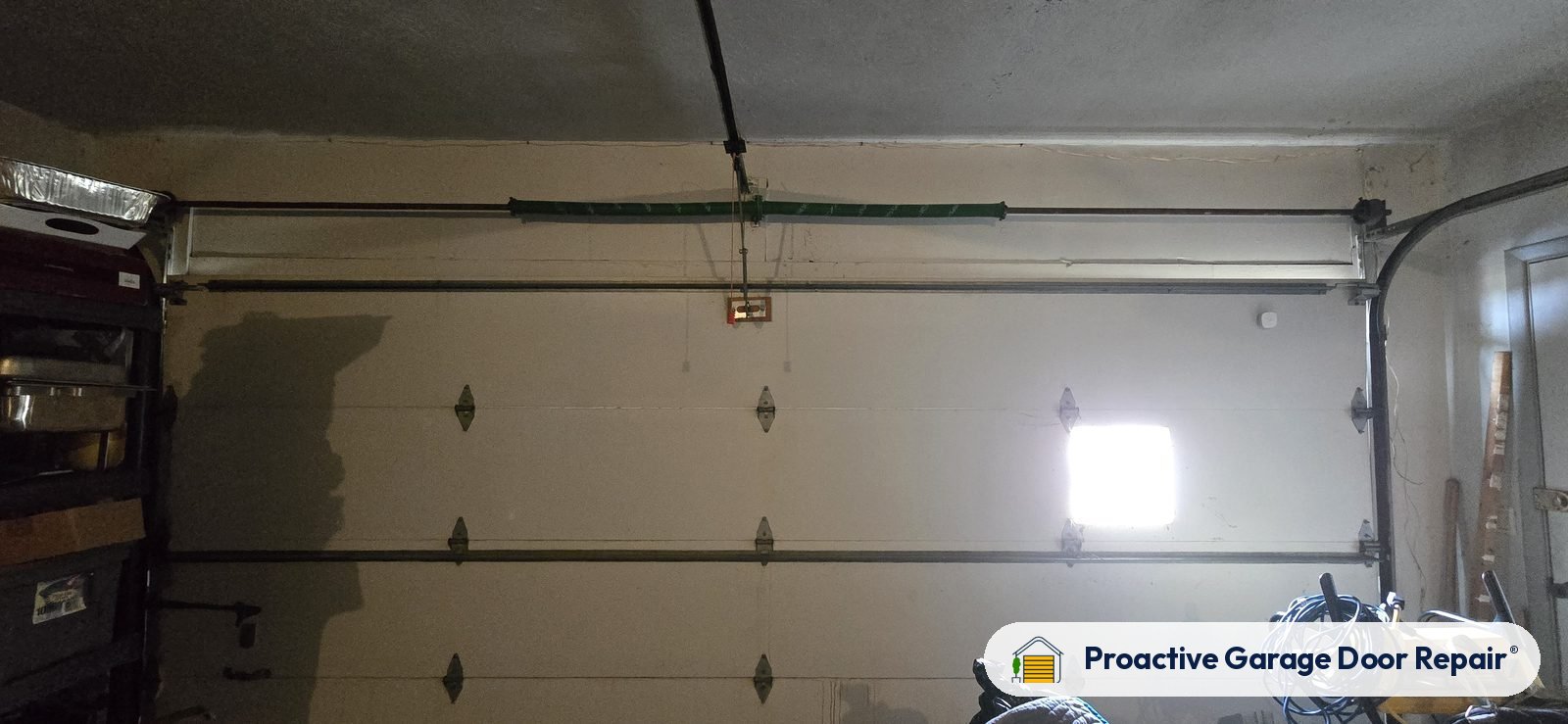 Garage door springs, tracks and hardware serviced by Proactive Garage Door Repair, photo 2