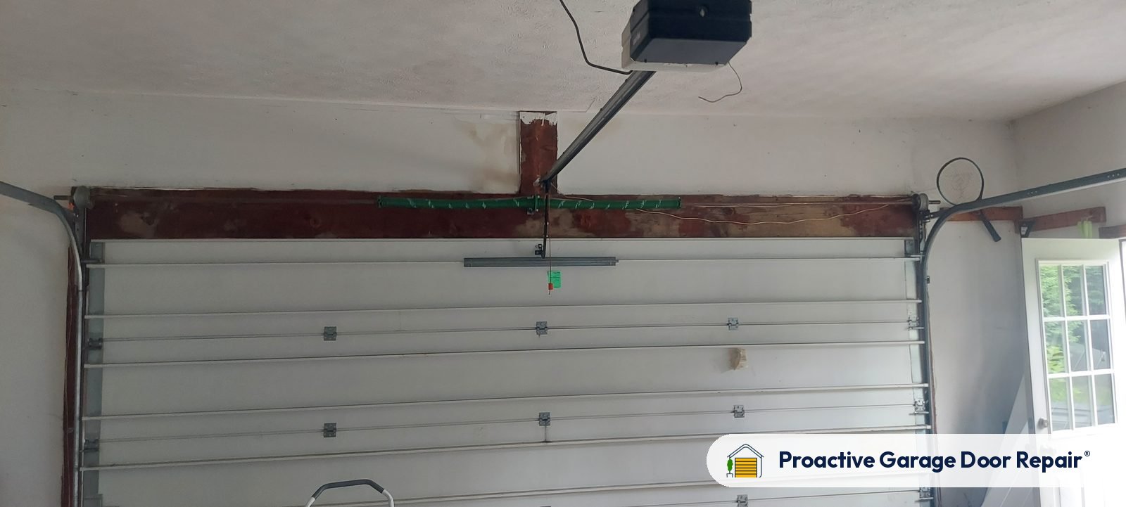 Garage door springs, tracks and hardware serviced by Proactive Garage Door Repair
