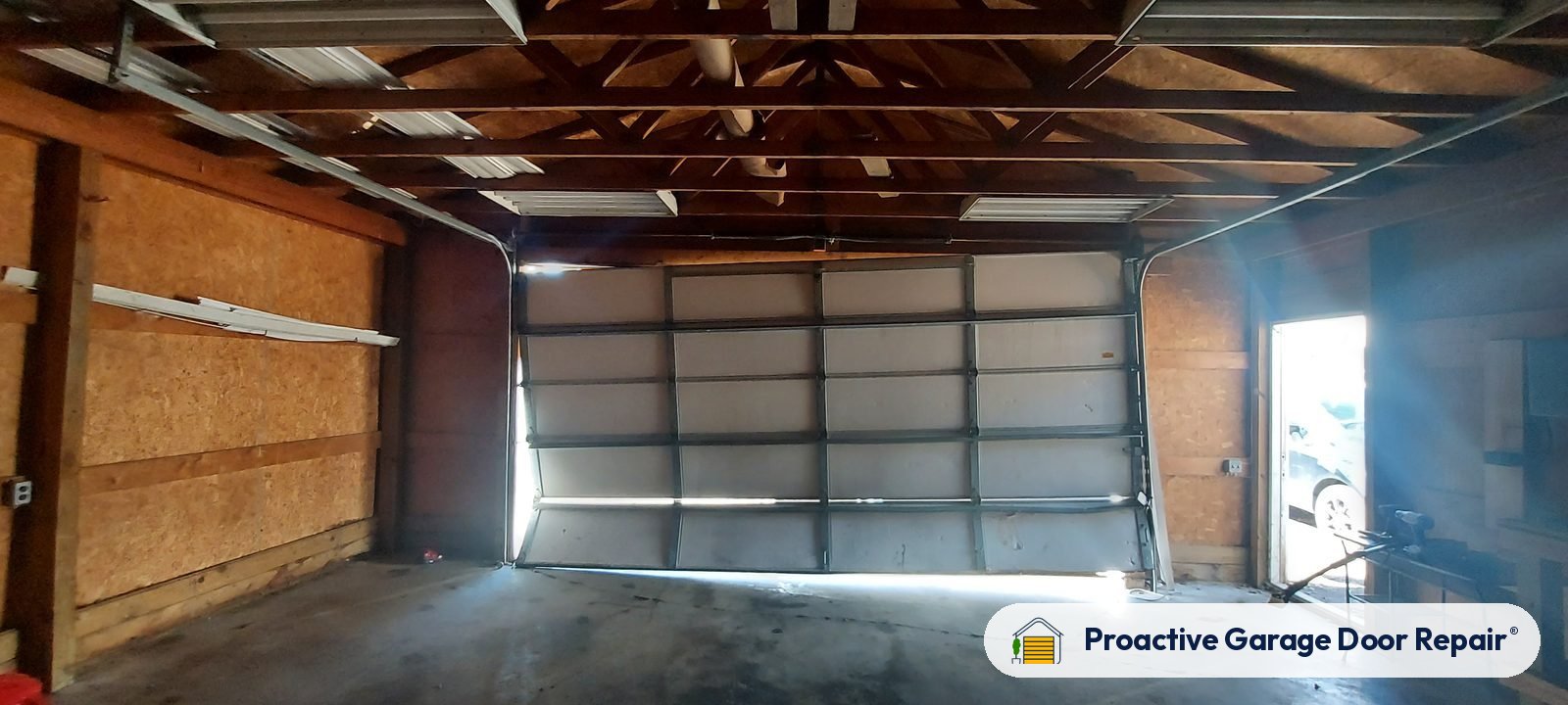 Garage door springs, tracks and hardware serviced by Proactive Garage Door Repair