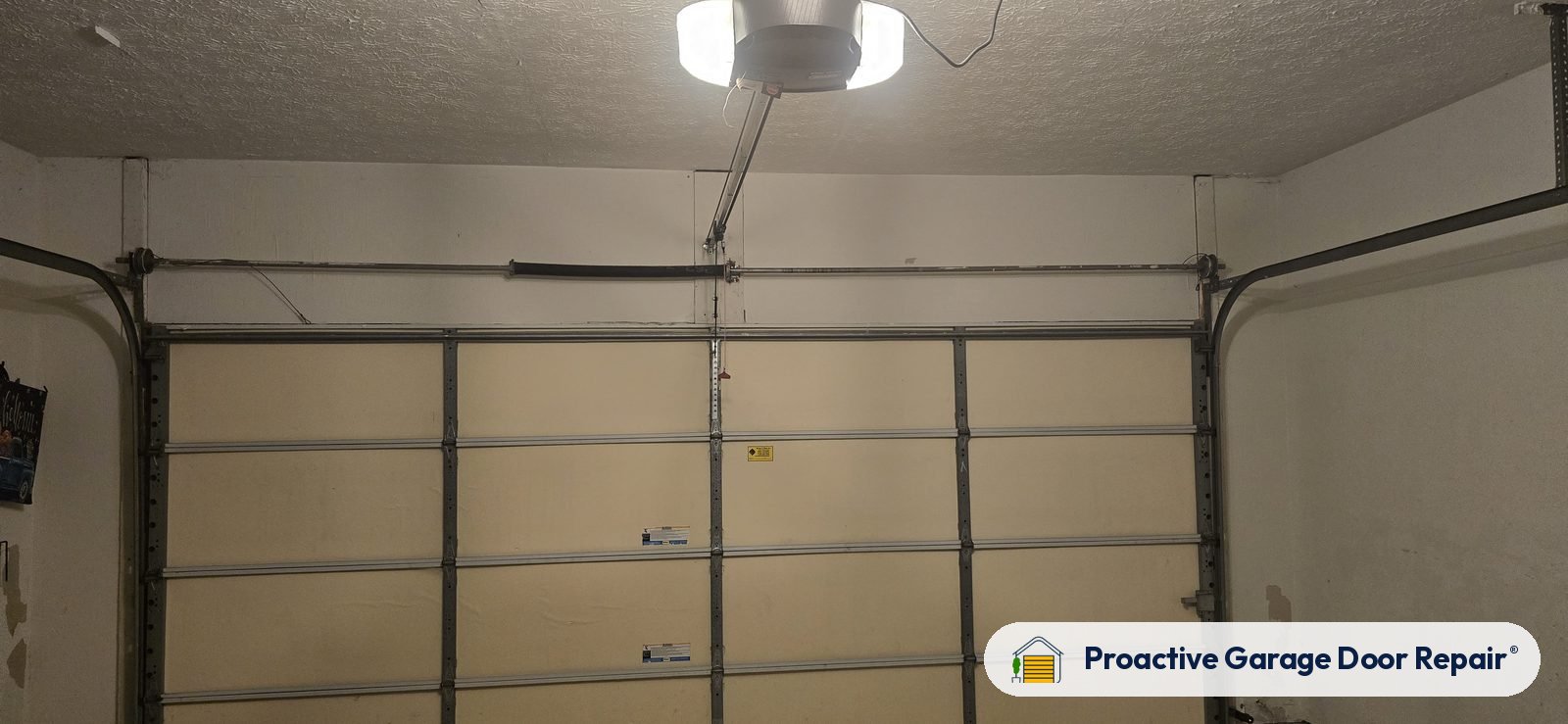 Garage door springs, tracks and hardware serviced by Proactive Garage Door Repair