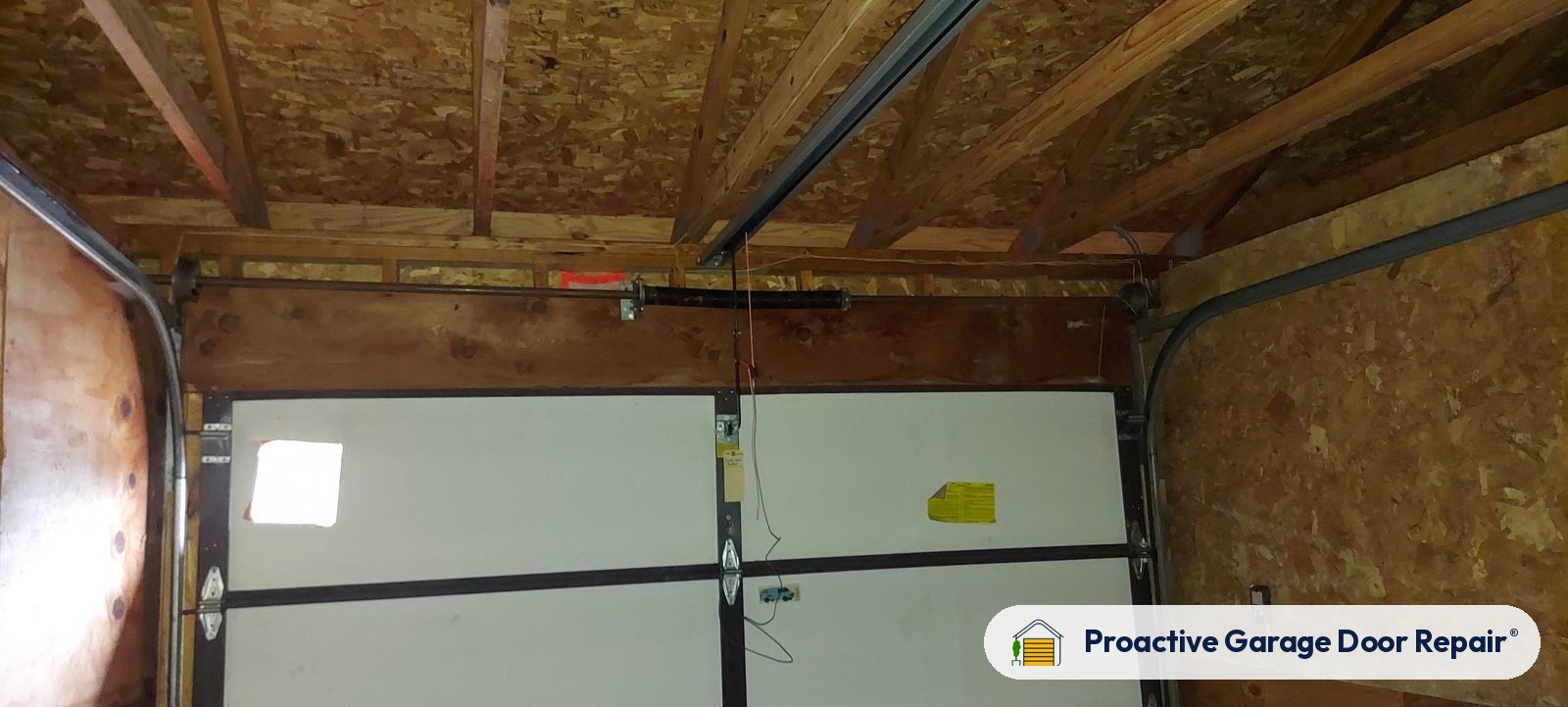Garage door springs, tracks and hardware serviced by Proactive Garage Door Repair