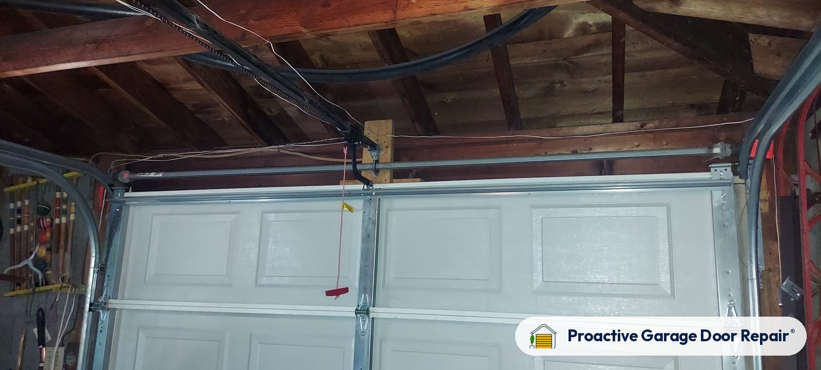 Garage door springs, tracks and hardware serviced by Proactive Garage Door Repair, photo 2