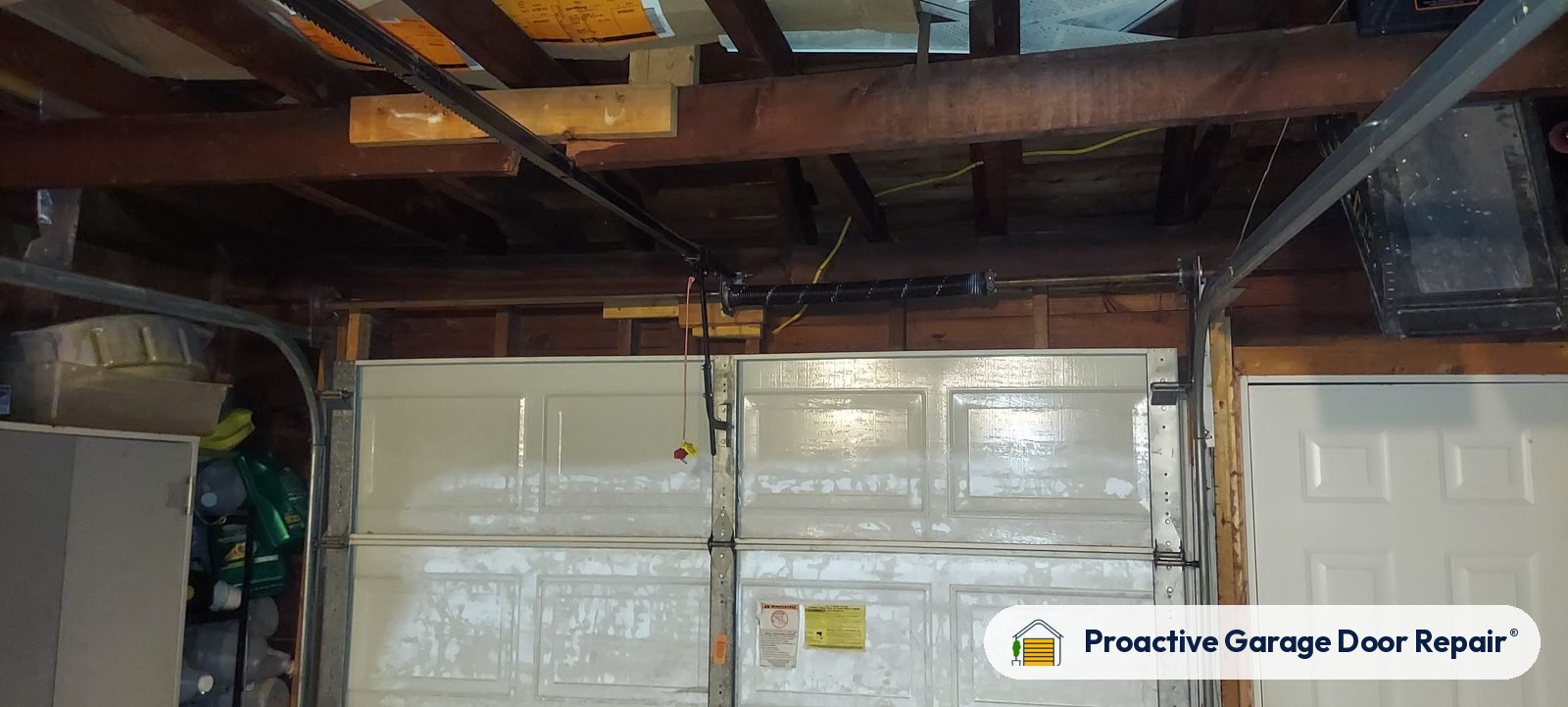 Garage door springs, tracks and hardware serviced by Proactive Garage Door Repair, photo 2