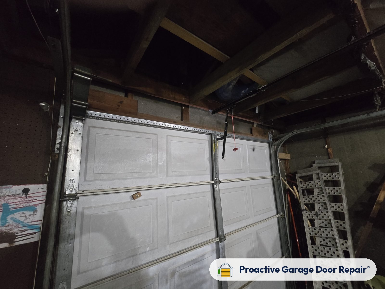 Garage door springs, tracks and hardware serviced by Proactive Garage Door Repair, photo 2