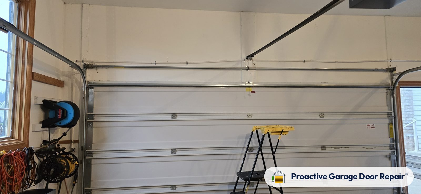 Garage door springs, tracks and hardware serviced by Proactive Garage Door Repair, photo 2