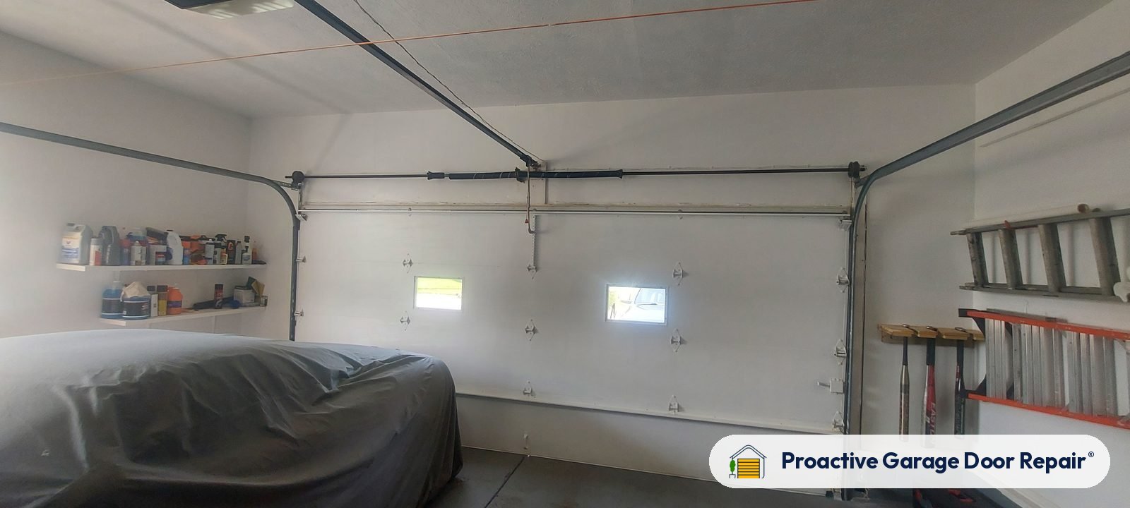 Garage door springs, tracks and hardware serviced by Proactive Garage Door Repair in Norton, Ohio, photo 3