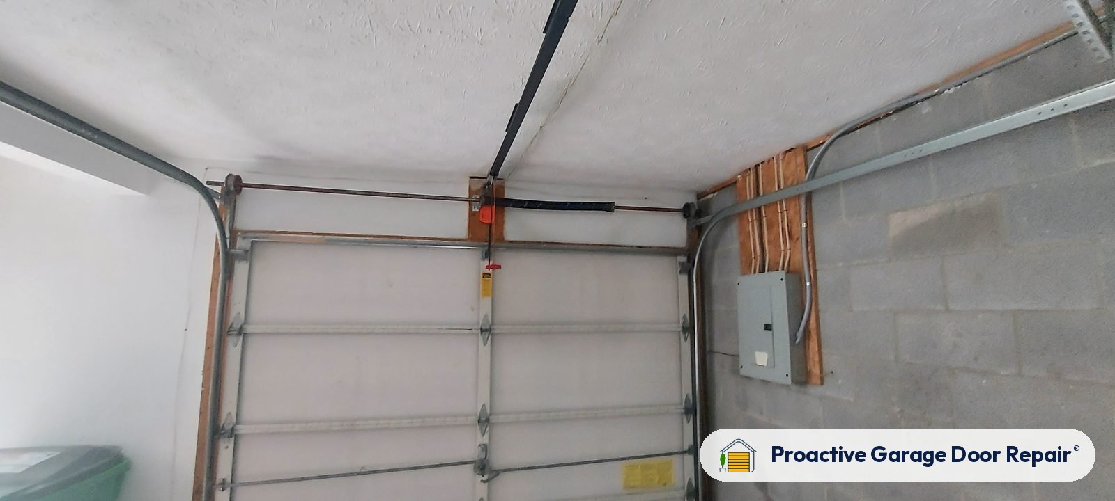 Garage door springs, tracks and hardware serviced by Proactive Garage Door Repair in Norton, Ohio
