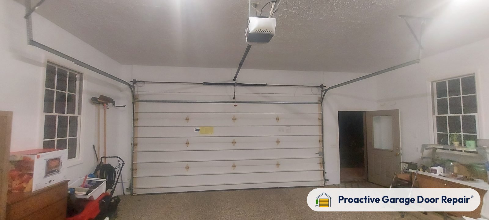 Garage door springs, tracks and hardware serviced by Proactive Garage Door Repair in Sheffield Lake, Ohio