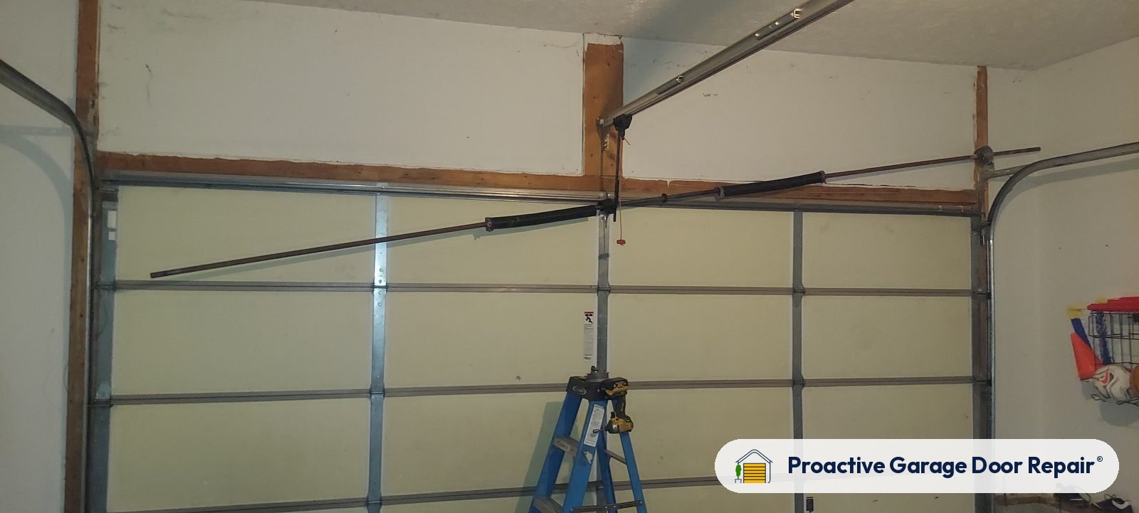 Garage door springs, tracks and hardware serviced by Proactive Garage Door Repair in Tallmadge, Ohio