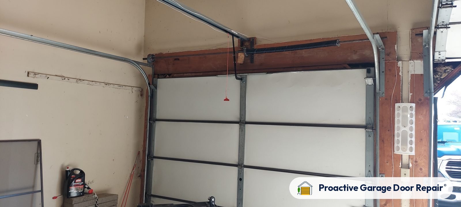 Garage door springs, tracks and hardware serviced by Proactive Garage Door Repair in Wooster, Ohio