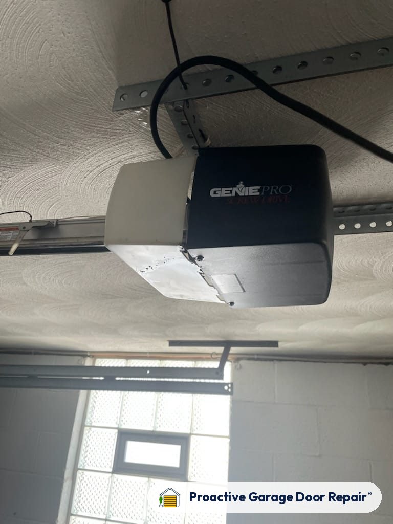 Garage door opener serviced by Proactive Garage Door Repair