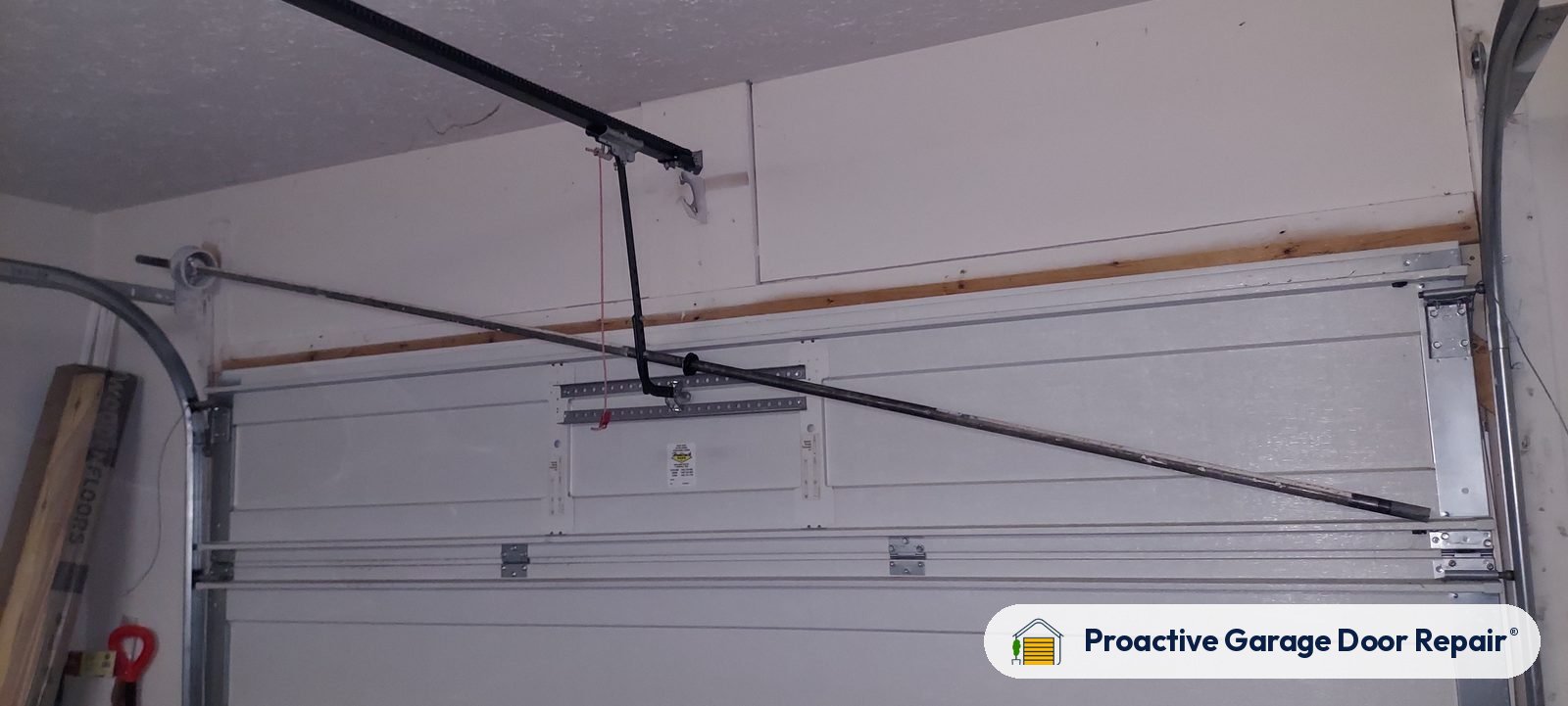 Garage door opener serviced by Proactive Garage Door Repair